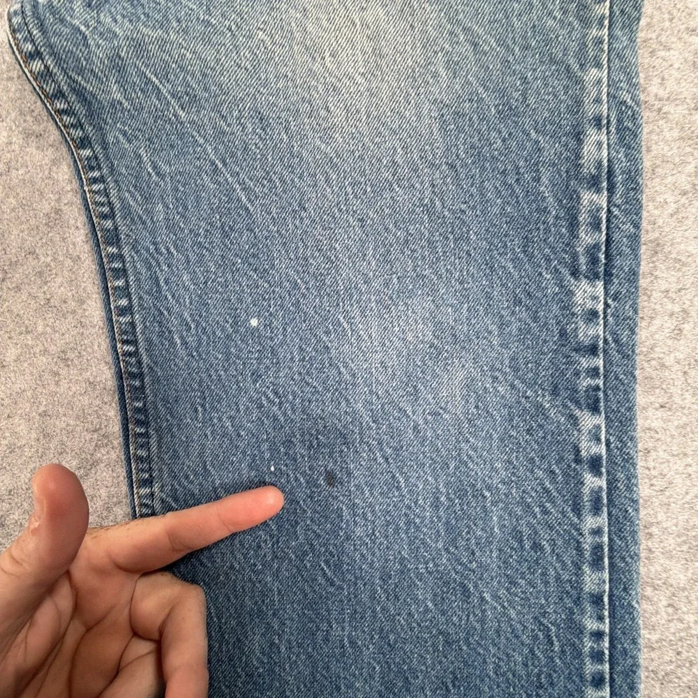 Levis 509 Jeans Vintage 80s Orange Tab Dark Blue Wash Size 42X30